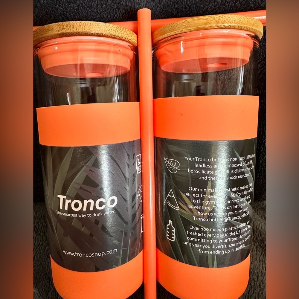 Tronco Reusable Glass Tumbler